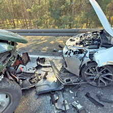 Zderzenie czterech samochodów! Ranny zabrany śmigłowcem do szpitala